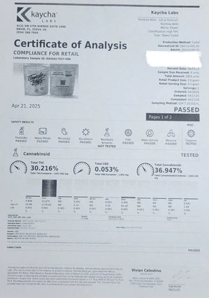 Rainbow Belts Exotic Indoor THCA Flower Indica